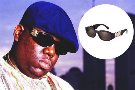 biggie with versace glasses|biggie smalls Versace shades.